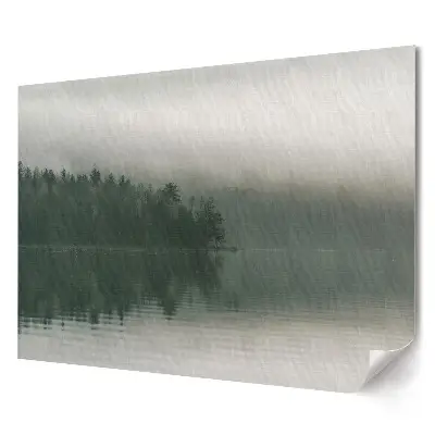 Poster de perete elegant Dimineață cețoasă peste lac