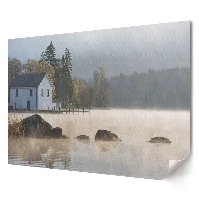Poster de perete elegant Dimineață cețoasă peste lac