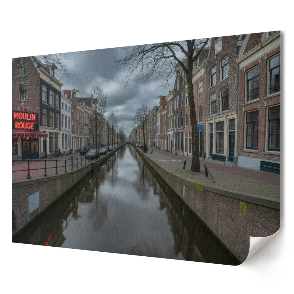 Poster de perete elegant cu peisaj din Amsterdam