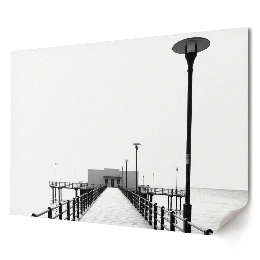 Tablou canvas modern Digul într-un decor monocromatic