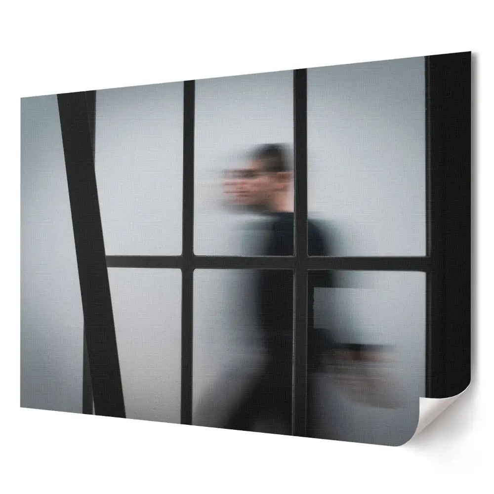 Tablou canvas modern Lumea încețoșată de afară