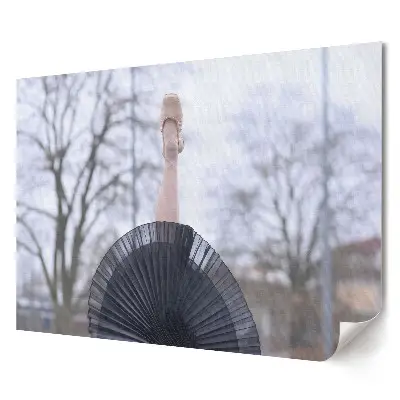 Tablou canvas modern reprezentând o balerină cu umbrelă