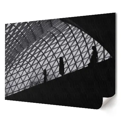 Tablou canvas modern Umbre în arhitectura modernă din sticlă