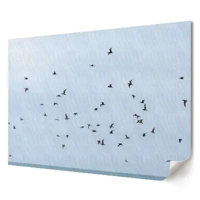 Tablou canvas modern cu păsări zburând pe cer
