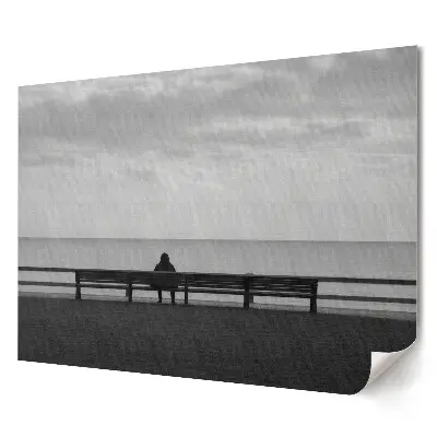 Tablou canvas modern Singurătate pe malul mării