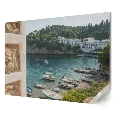 Tablou canvas modern Un golf pitoresc cu bărci