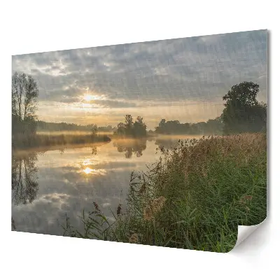 Tablou canvas modern Calm de dimineață lângă râu