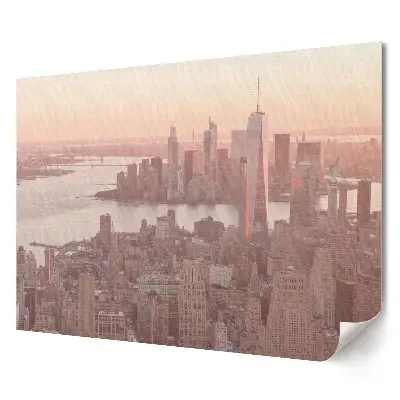 Tablou canvas modern cu apus de soare în New York
