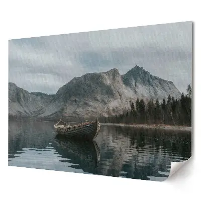 Poster de perete elegant cu peisaj liniștit de lac montan