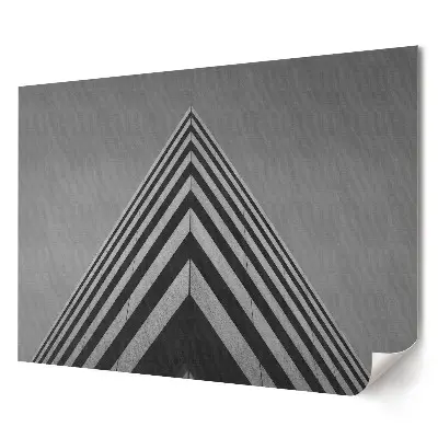 Poster pentru living cu forme geometrice și arhitectură monocromatică
