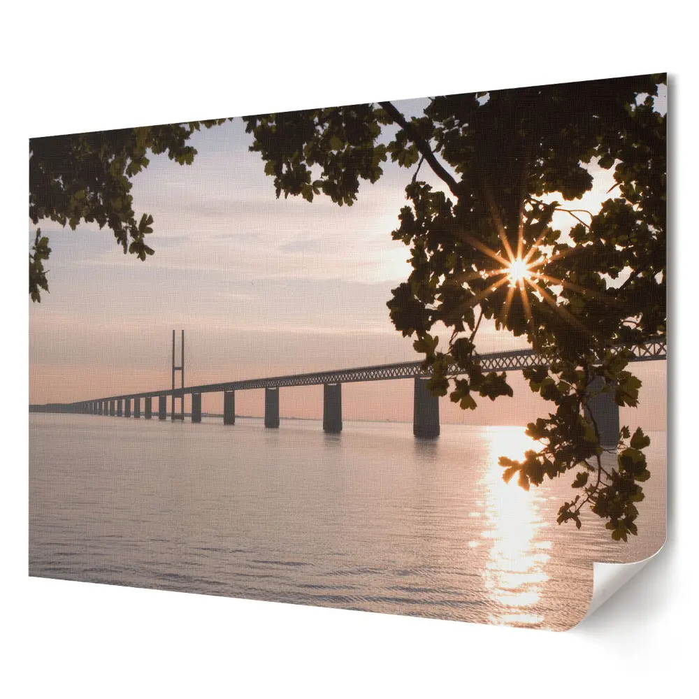 Poster decorativ pentru living Pod sub lumina apusului
