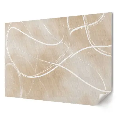 Tablou canvas modern cu compoziție abstractă în nuanțe delicate