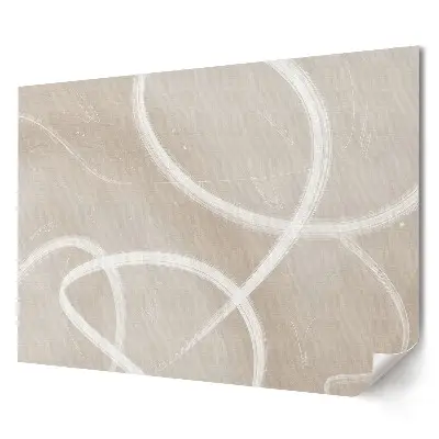 Poster de perete elegant cu linii subtile pe fundal neutru