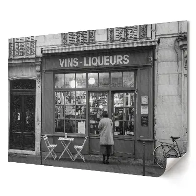 Poster de perete elegant Magazin de vinuri în Paris