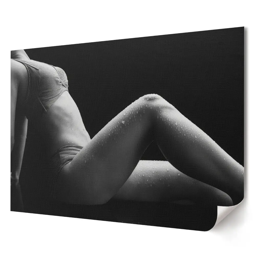 Poster de perete elegant cu design în alb și negru