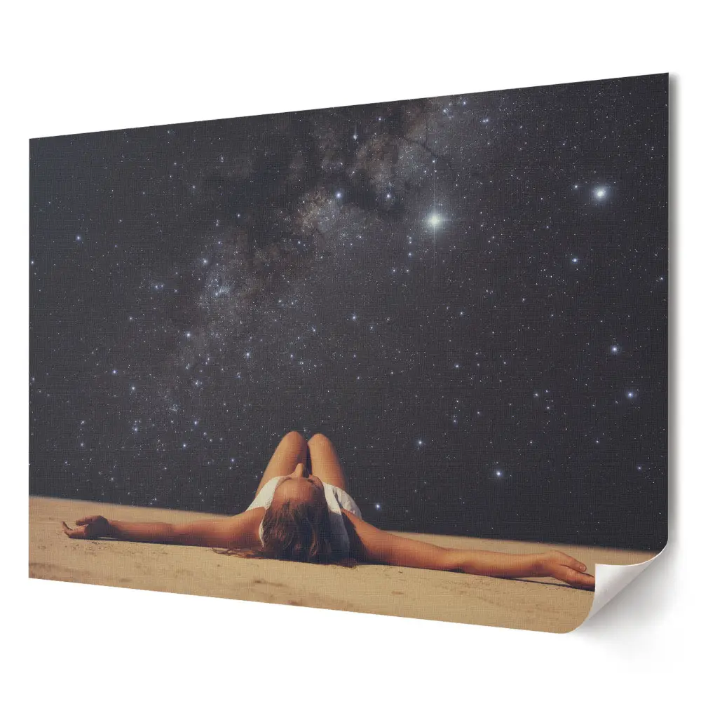 Tablou canvas modern Sub stele în deșert
