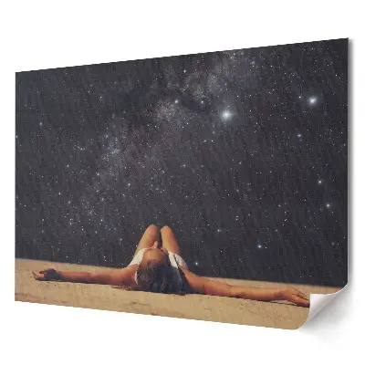 Tablou canvas modern Sub stele în deșert