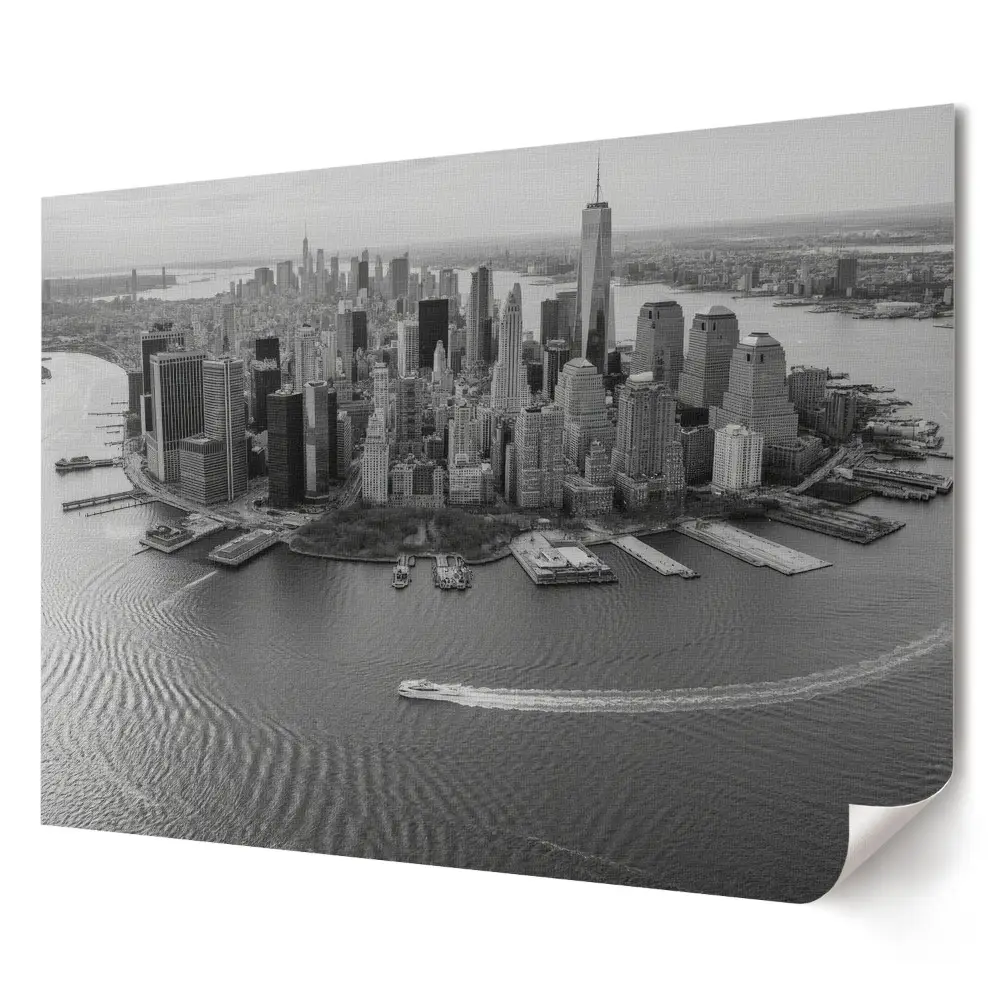 Poster de perete elegant New York în alb și negru