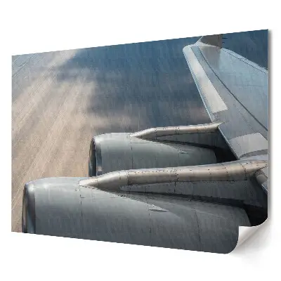 Tablou canvas modern cu vedere dintr-un avion în zbor