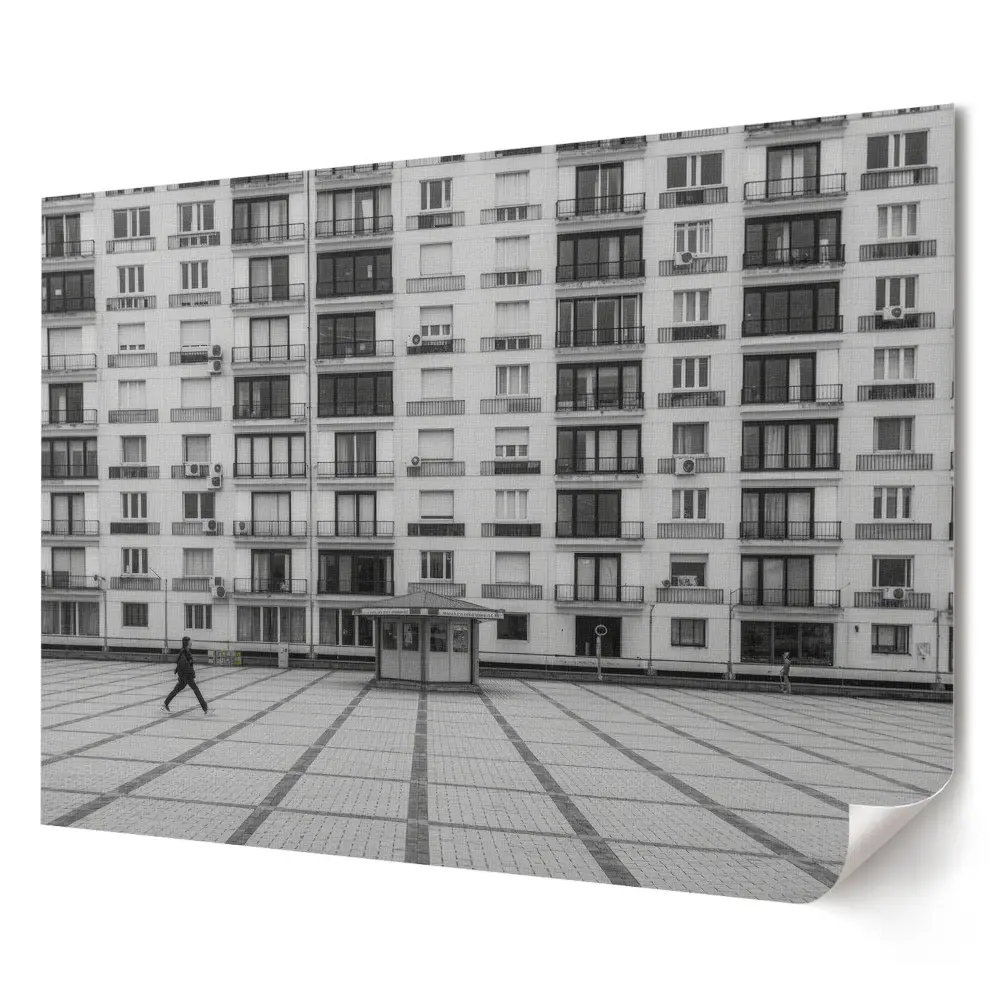 Poster de perete elegant cu peisaj urban cotidian