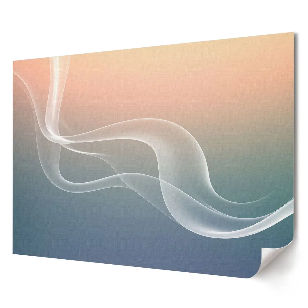 Poster de perete elegant cu dungi delicate pe fundal pastel