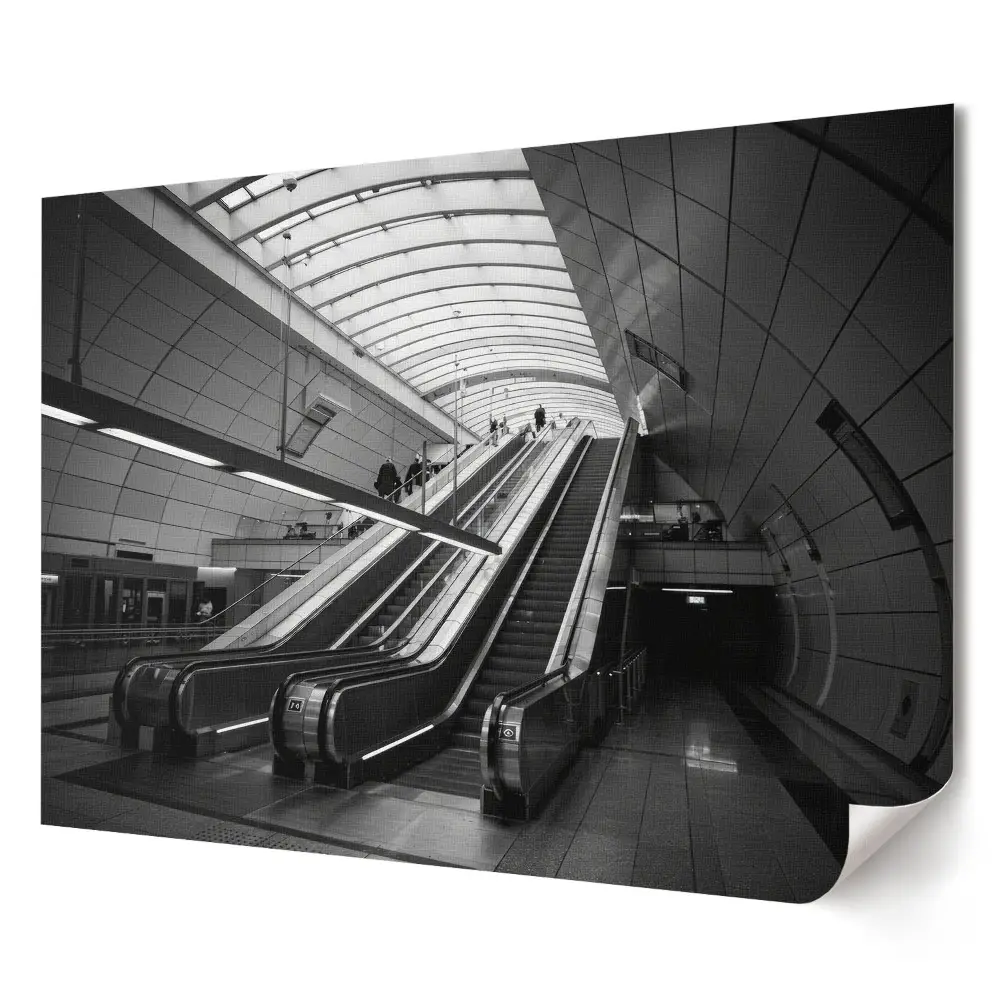 Tablou canvas modern cu arhitectură de stație de metrou