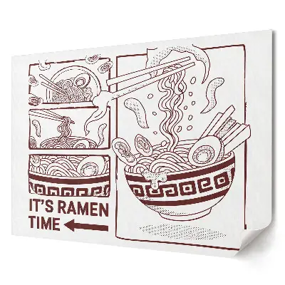 Poster pentru living Timp pentru ramen și momente delicioase