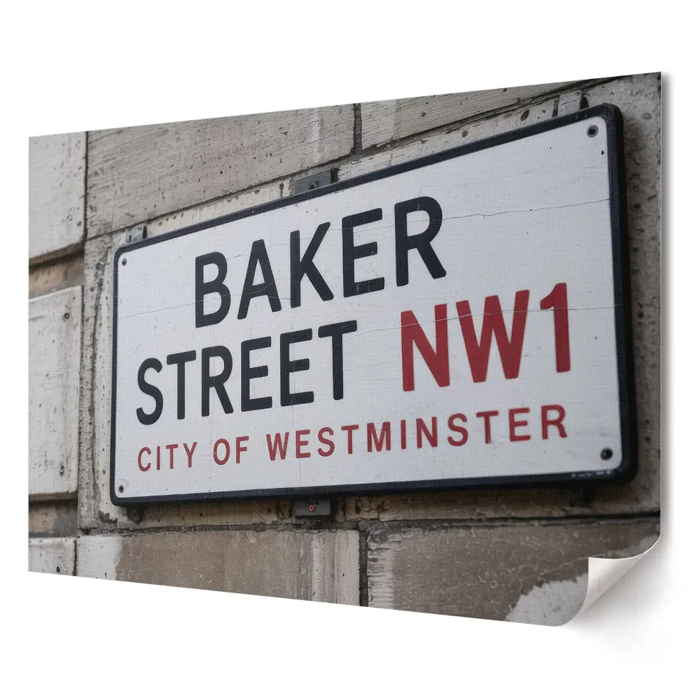 Poster de perete elegant Baker Street în Westminster