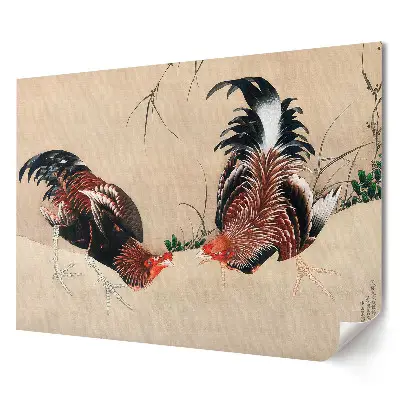 Tablou canvas modern cu pui tradiționali în stil japonez