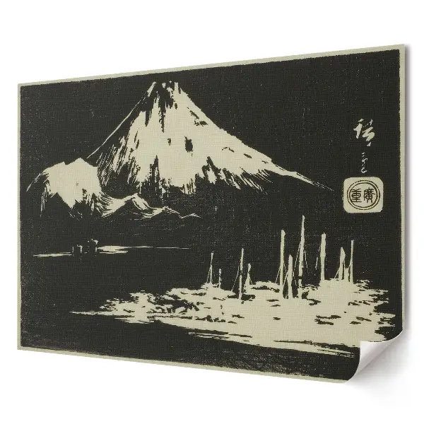 Tablou canvas modern Muntele în armonie monocromatică