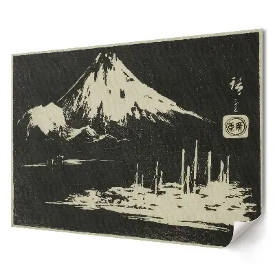 Tablou canvas modern Muntele în armonie monocromatică