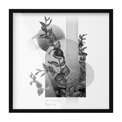 Ramă foto neagră 50x50 cm