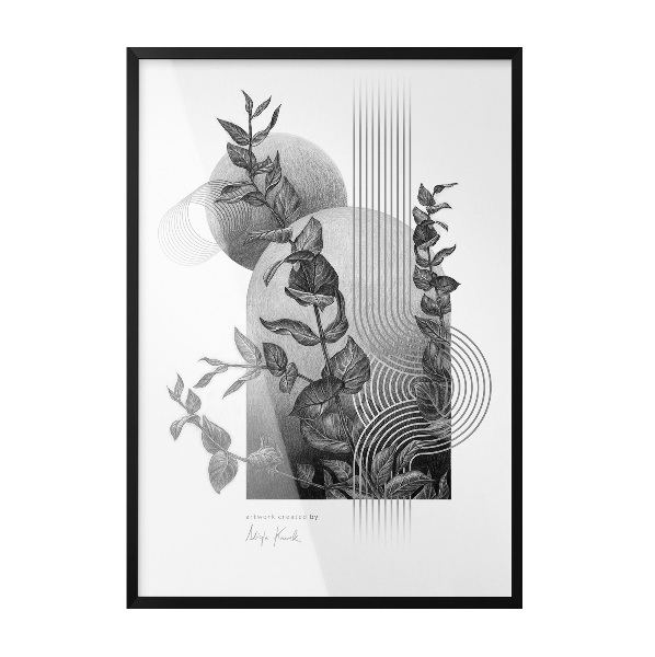 Ramă tablouri neagră 70x100 cm