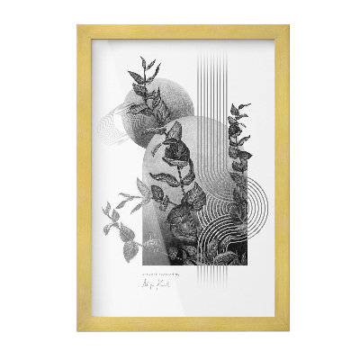 Ramă poze aurie 20x30 cm