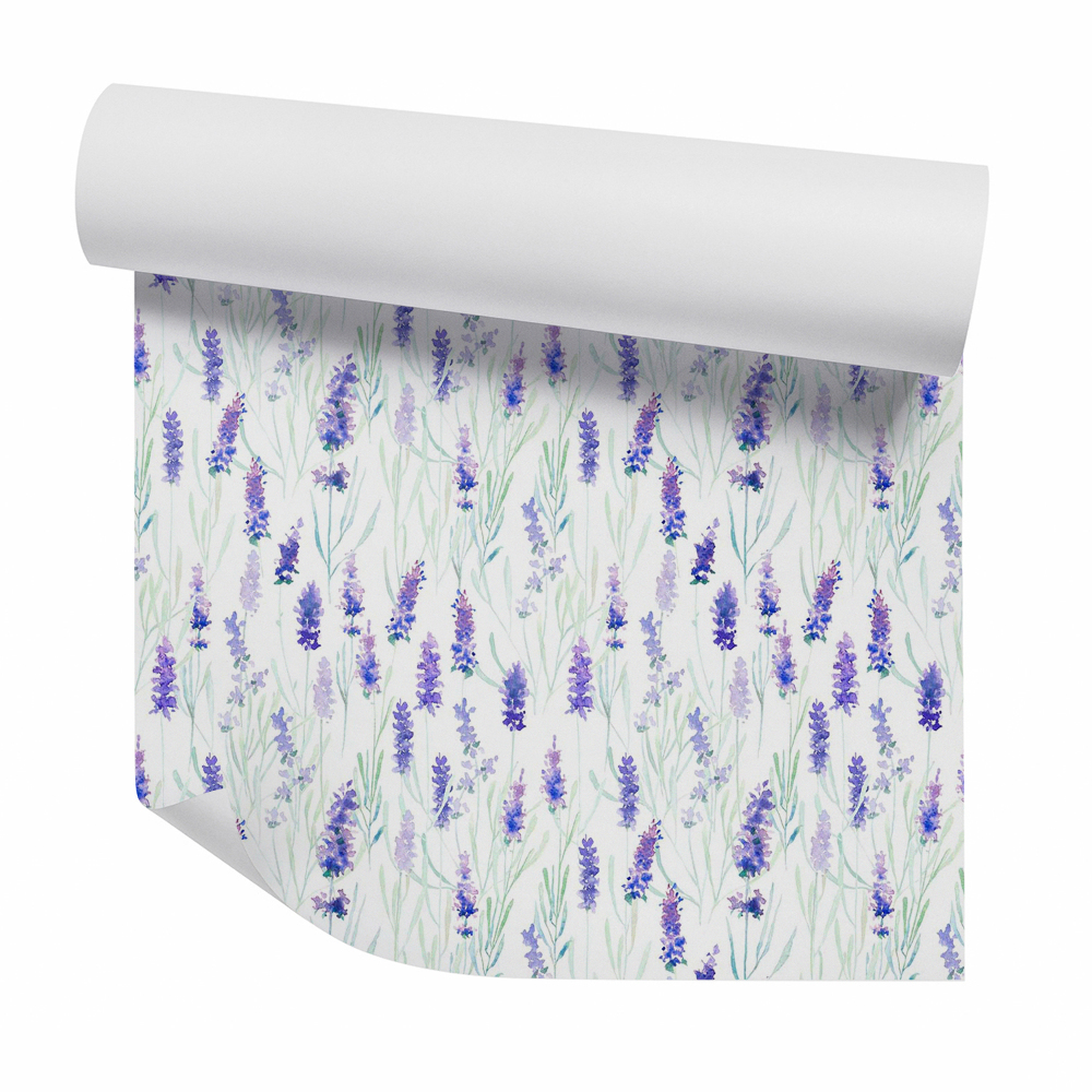 Tapet Acuarelă de lavandă franceză