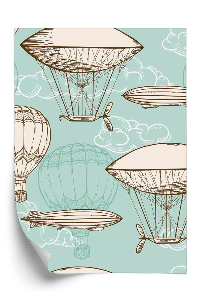 Tapet decorativ Baloane de epocă