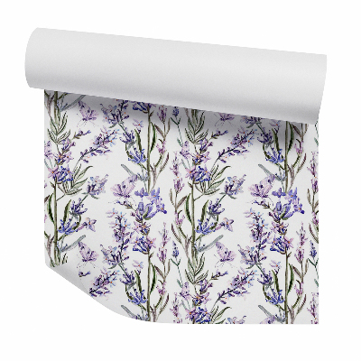 Tapet perete Ramuri de lavandă franceză