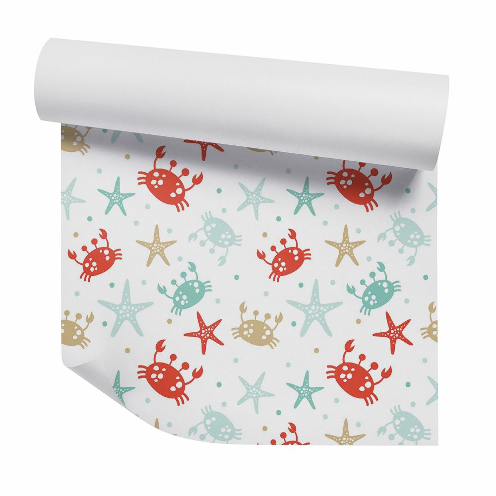 Tapet perete Crabi de pe litoral și stele de mare