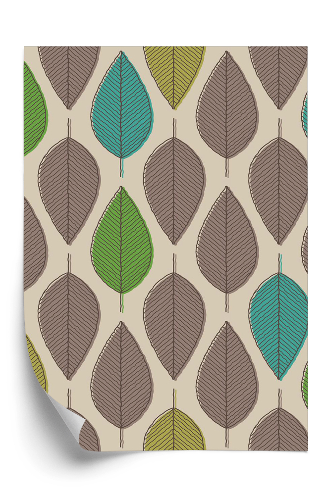 Tapet de perete Frunze colorate toamna