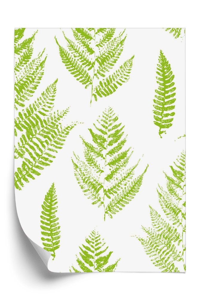 Tapet Model fără sudură cu frunze de ferigă