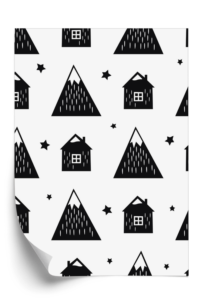 Tapet perete Casa si muntii