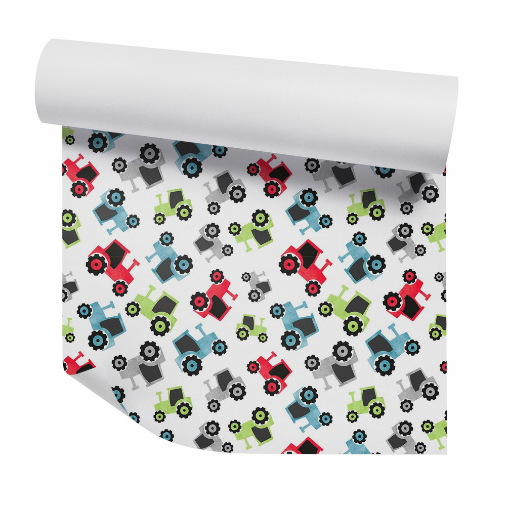 Tapet de perete Tractoare de jucărie agricole colorate