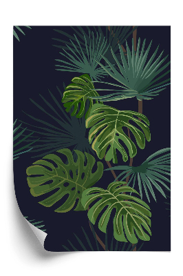 Tapet de perete Frunze exotice