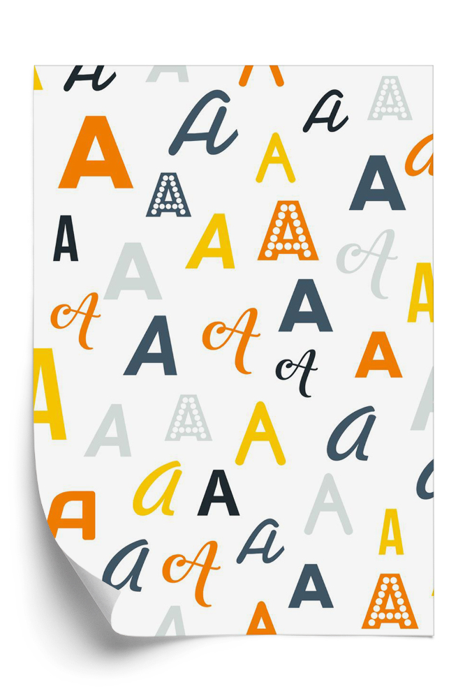 Tapet Literele alfabetului