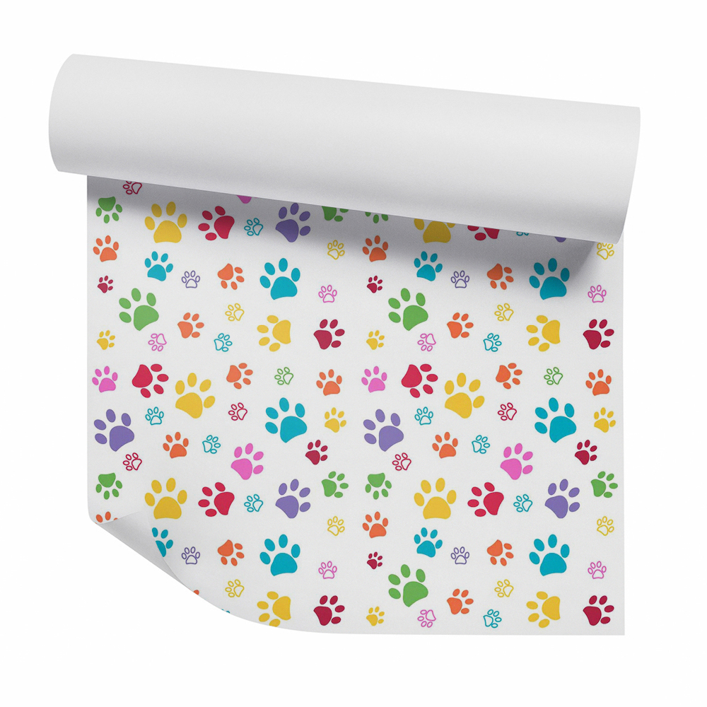 Tapet perete Abstracție colorată a labelor de câine