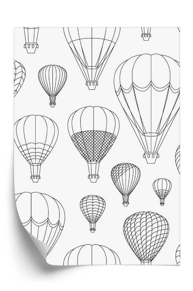 Tapet decorativ Set de baloane cu aer