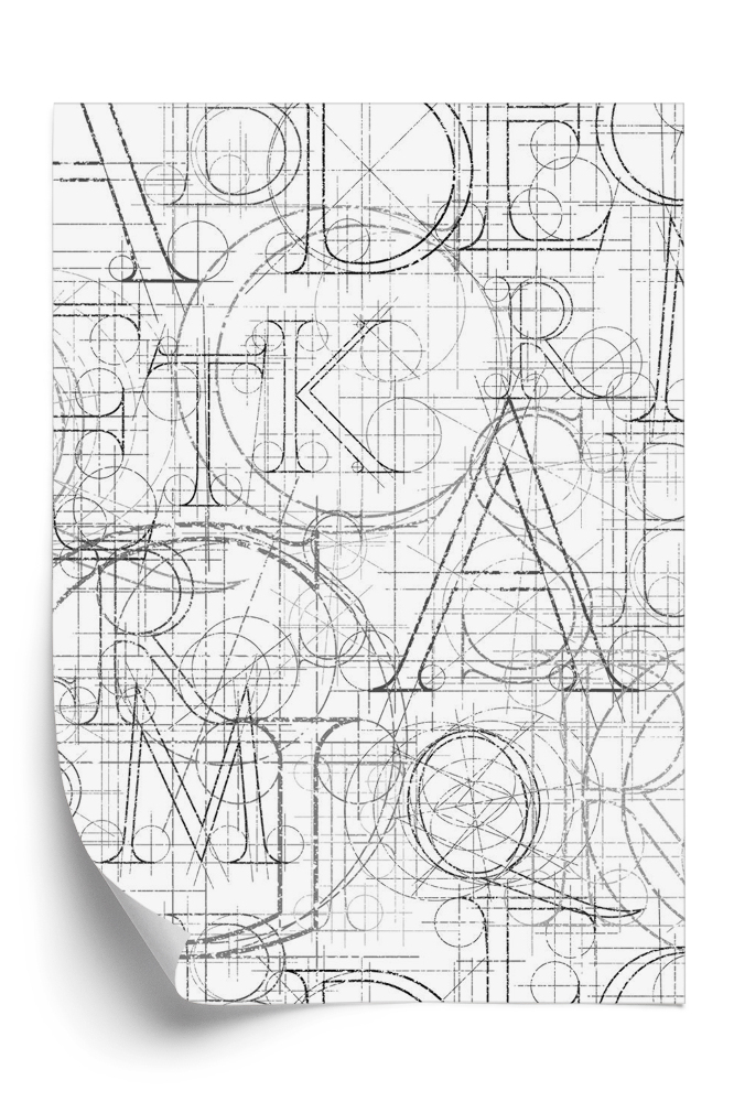 Tapet Litere ale alfabetului polonez