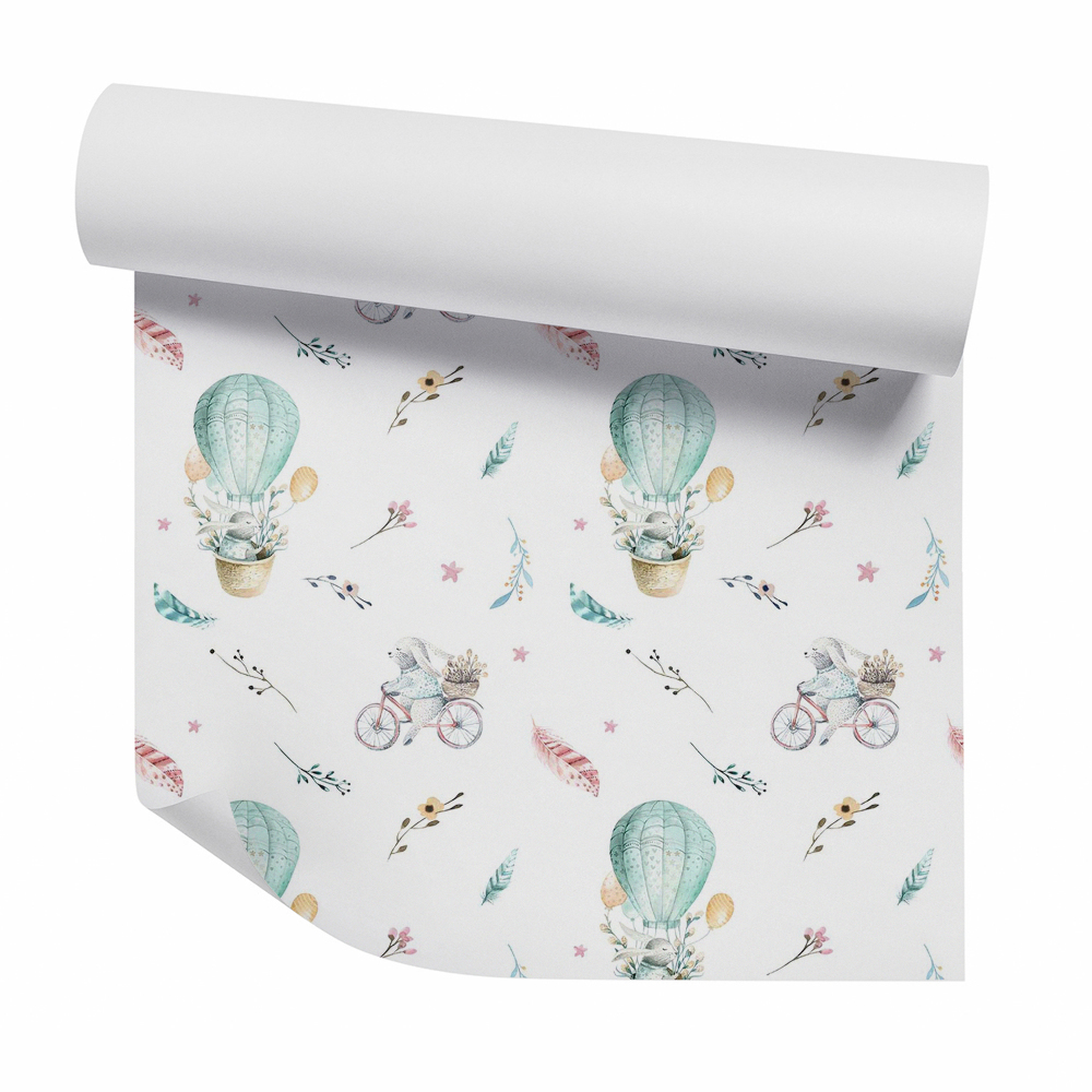 Tapet decorativ Abstracție decorativă iepuri