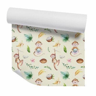 Tapet perete Maimuțe decorative