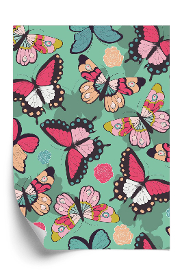 Tapet perete Fluturi colorați